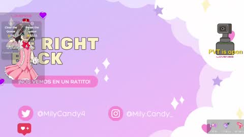 Snapshot of _litle_mily_ chatting on March 5, 3:08 am Mily online show from March 5, 3:08 am