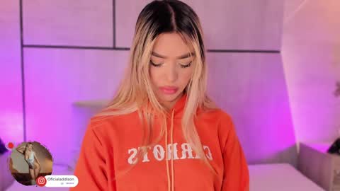 A D D I S O N  online show from January 4, 7:55 pm