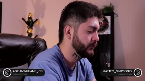 Snapshot of adrianwilliams_ chatting on January 5, 7:17 pm Adrian Williams online show from January 5, 7:17 pm