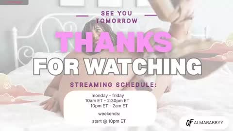 Almababbyy online show from November 5, 6:24 am