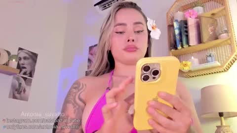 Snapshot of antonia_savatto_ chatting on November 12, 9:14 pm o ANTO online show from November 12, 9:14 pm