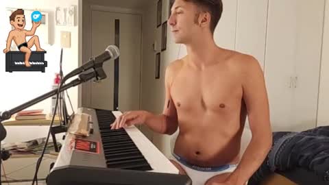 BareBritPianist online show from September 19, 5:09 am