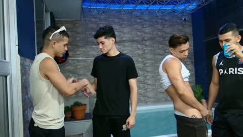 Snapshot of boysgang_sex chatting on January 22, 11:34 am Angelo Mark Fernando Taylor online show from January 22, 11:34 am