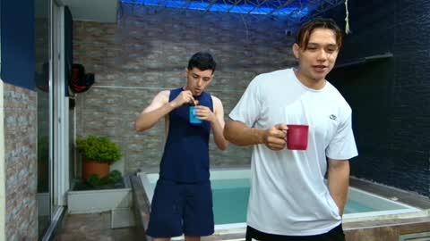 Snapshot of boysgang_sex chatting on February 6, 11:43 am Angelo Mark Fernando Taylor online show from February 6, 11:43 am