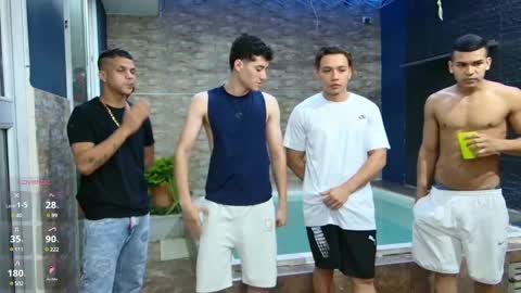 Snapshot of boysgang_sex chatting on February 13, 11:28 am Angelo Mark Fernando Taylor online show from February 13, 11:28 am