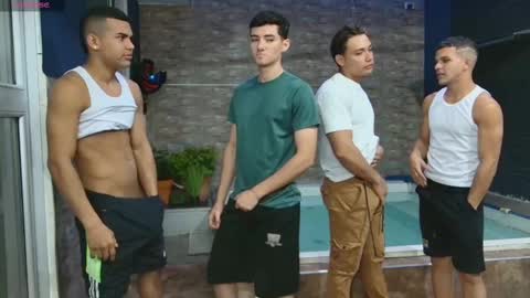 Snapshot of boysgang_sex chatting on February 19, 11:28 am Angelo Mark Fernando Taylor online show from February 19, 11:28 am