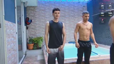 Snapshot of boysgang_sex chatting on February 20, 2:35 pm Angelo Mark Fernando Taylor online show from February 20, 2:35 pm