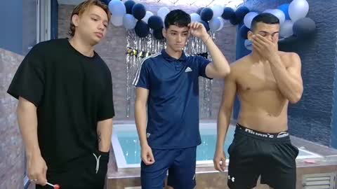 Snapshot of boysgang_sex chatting on September 12, 11:43 am Angelo Mark Fernando Taylor online show from September 12, 11:43 am