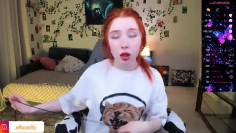 Snapshot of callmeeffy chatting on January 22, 9:02 am Effyblonde follow my telegram channel for more content3 online show from January 22, 9:02 am