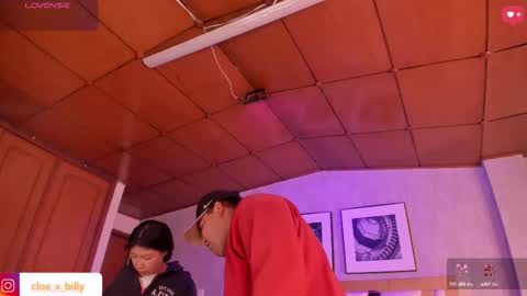 Cloe x Billy online show from October 3, 7:33 pm