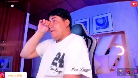 Cloe x Billy online show from October 6, 7:33 pm