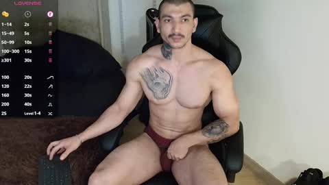 colombianmuscle8 online show from February 20, 2:07 am