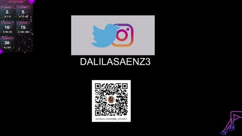 Snapshot of dalila_oficials chatting on January 2, 11:38 pm online show from January 2, 11:38 pm