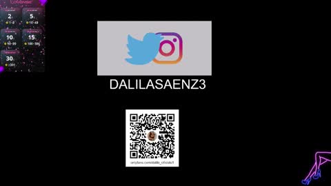 Snapshot of dalila_oficials chatting on January 7, 2:31 am online show from January 7, 2:31 am