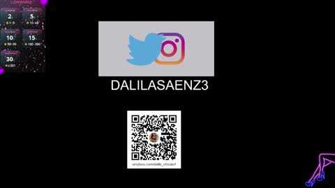 Snapshot of dalila_oficials chatting on January 9, 10:41 pm online show from January 9, 10:41 pm