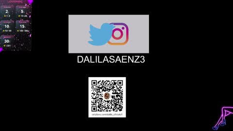 Snapshot of dalila_oficials chatting on January 12, 3:17 am online show from January 12, 3:17 am