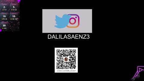 Snapshot of dalila_oficials chatting on March 6, 2:51 am online show from March 6, 2:51 am