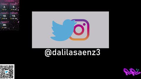 Snapshot of dalila_oficials chatting on September 22, 12:18 pm online show from September 22, 12:18 pm