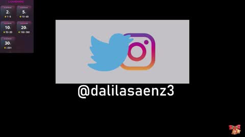 Snapshot of dalila_oficials chatting on November 9, 11:08 am online show from November 9, 11:08 am