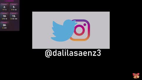 Snapshot of dalila_oficials chatting on November 25, 12:05 pm online show from November 25, 12:05 pm