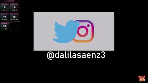 Snapshot of dalila_oficials chatting on November 27, 12:40 pm online show from November 27, 12:40 pm