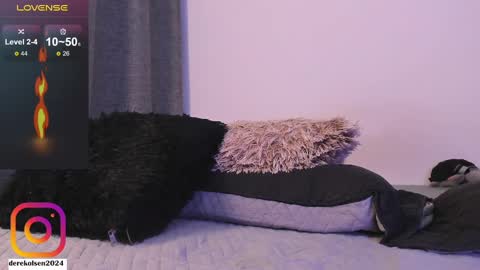 Snapshot of derekolsen_ chatting on December 6, 2:46 am Derek IG Derekolsen2024 online show from December 6, 2:46 am