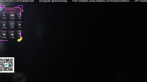 DUKE J              online show from September 12, 12:22 am