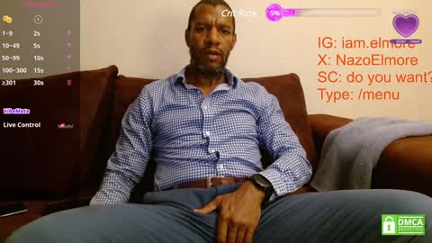 Snapshot of elmorenazogt chatting on January 17, 4:17 am My name is Elmore. Please say hello I like to chat with you. If you have requests or dirty talk please use tip online show from January 17, 4:17 am