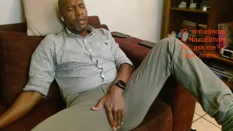 Snapshot of elmorenazogt chatting on September 11, 2:55 am My name is Elmore. Please say hello I like to chat with you. If you have requests or dirty talk please use tip online show from September 11, 2:55 am