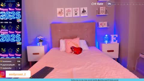 Snapshot of emilycoast chatting on January 11, 7:27 pm Emi Fit online show from January 11, 7:27 pm