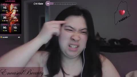 Snapshot of encasedbeauty chatting on February 11, 6:22 pm Ela online show from February 11, 6:22 pm