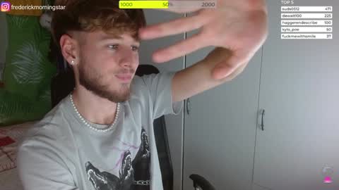 Snapshot of freddy_star chatting on January 23, 12:14 am Frederick Perin online show from January 23, 12:14 am