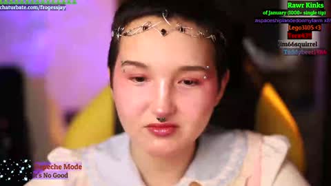 Snapshot of frogessjay chatting on January 14, 9:09 pm Jaywise Frogfoot online show from January 14, 9:09 pm