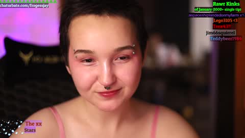 Snapshot of frogessjay chatting on January 15, 12:19 am Jaywise Frogfoot online show from January 15, 12:19 am