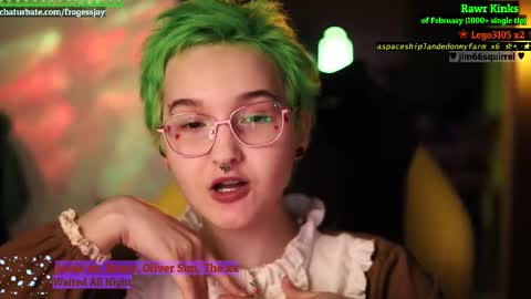 Snapshot of frogessjay chatting on February 10, 7:17 pm Jaywise Frogfoot online show from February 10, 7:17 pm