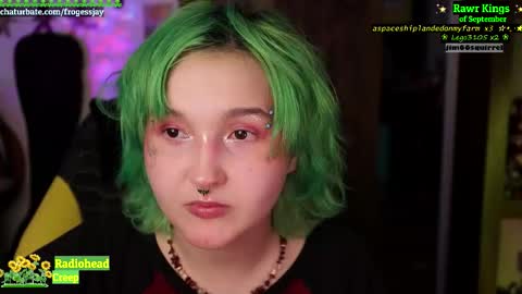 Snapshot of frogessjay chatting on September 12, 4:07 pm Jaywise Frogfoot online show from September 12, 4:07 pm