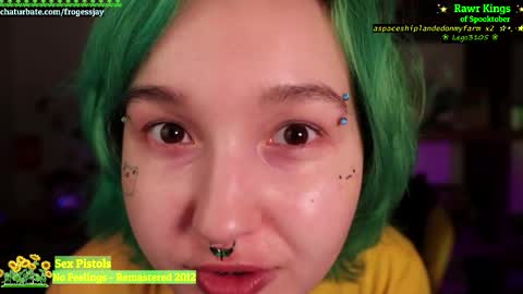 Snapshot of frogessjay chatting on October 6, 6:38 pm Jaywise Frogfoot online show from October 6, 6:38 pm