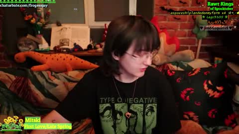 Snapshot of frogessjay chatting on October 19, 7:58 pm Jaywise Frogfoot online show from October 19, 7:58 pm