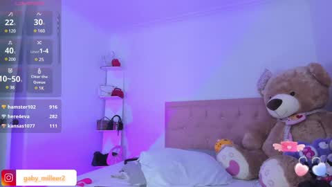 Snapshot of gabriela_miller2 chatting on February 3, 7:18 am Gaby online show from February 3, 7:18 am