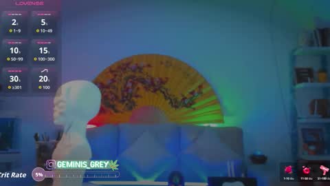 Snapshot of geminis_grey chatting on October 1, 1:33 am Geminis online show from October 1, 1:33 am