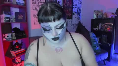 Snapshot of goth_stein chatting on October 13, 4:12 am Engel Please help me to reach 50 thumbs up online show from October 13, 4:12 am