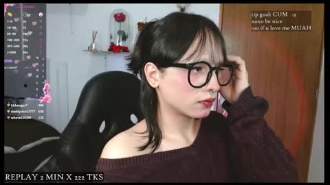 Snapshot of gothbabe2001 chatting on January 9, 2:29 pm Cami online show from January 9, 2:29 pm