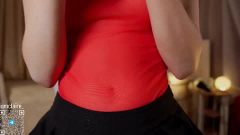 Snapshot of iamclaire_ chatting on March 11, 3:56 pm Claire online show from March 11, 3:56 pm