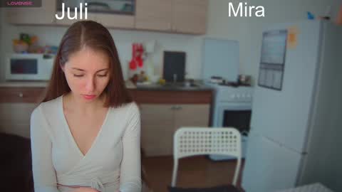Julia and Mira online show from February 24, 10:37 am