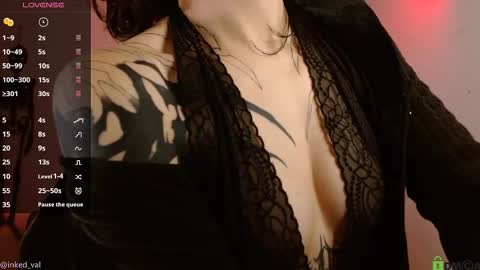 Snapshot of inked_val chatting on March 4, 1:17 pm Valerie online show from March 4, 1:17 pm