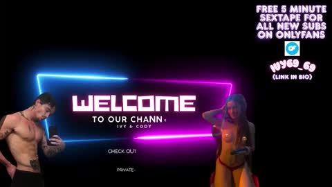 Snapshot of ivy69_9 chatting on October 10, 8:02 am ivy69 9 and cody online show from October 10, 8:02 am