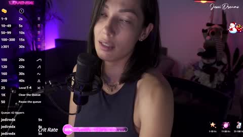 Snapshot of jessi_dreams chatting on December 5, 7:38 am Jessica Gomez online show from December 5, 7:38 am