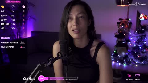 Snapshot of jessi_dreams chatting on December 7, 5:26 am Jessica Gomez online show from December 7, 5:26 am
