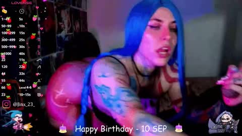 Snapshot of jinx_25 chatting on September 10, 2:55 am Jinx online show from September 10, 2:55 am