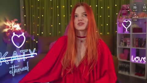 Snapshot of katy_ethereal chatting on October 10, 2:54 am Katy - online show from October 10, 2:54 am